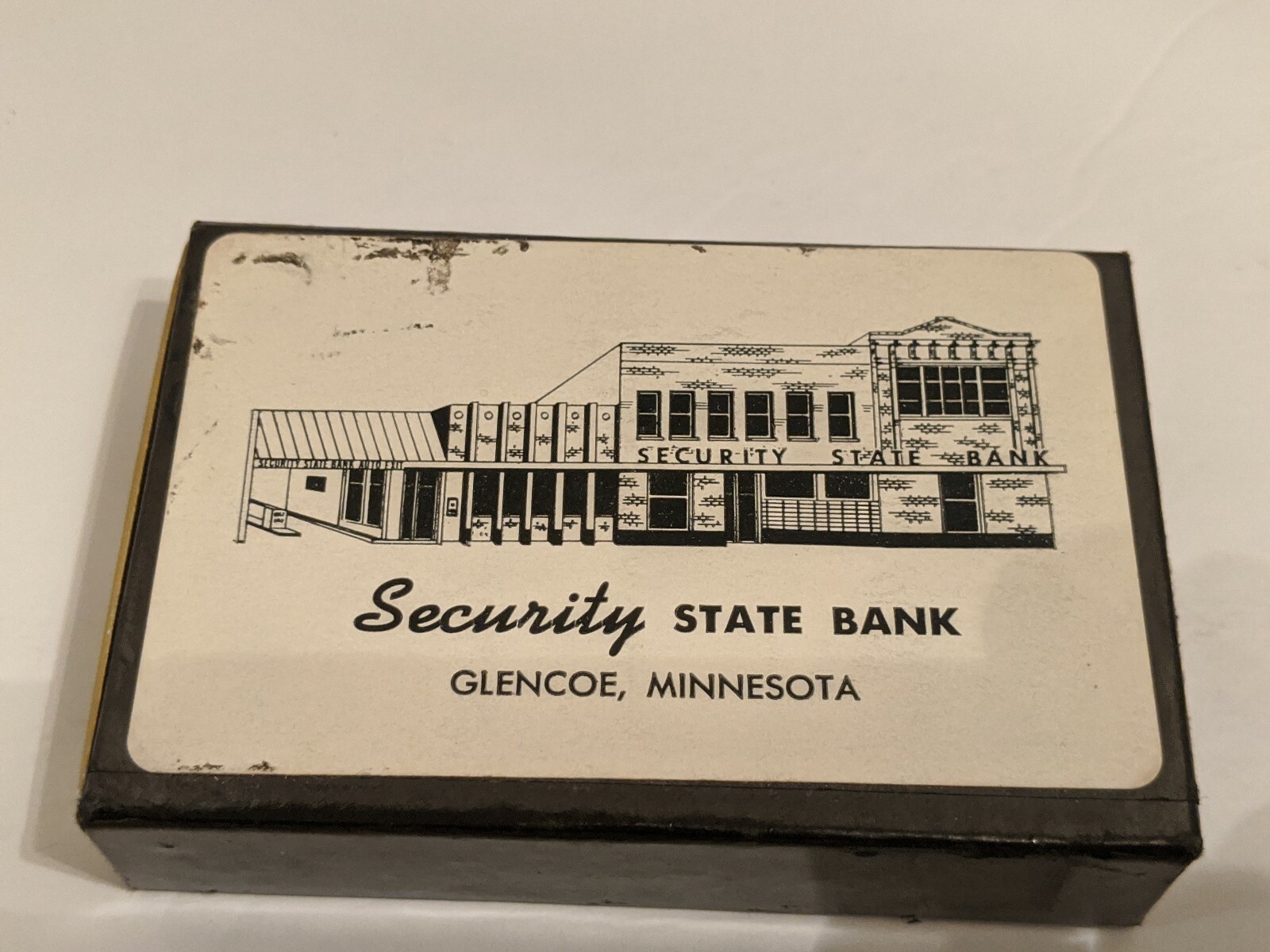 Vintage Security State Bank GLENCOE, MINNESOTA Promotional Deck Of