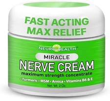 Miracle Nerve Cream - Maximum Strength - Turmeric and Arnica Blend