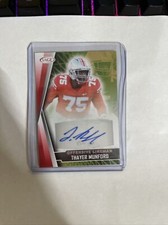 2022 Sage Football THAYER MUNFORD Ohio State AUTO - Las Vegas Raiders