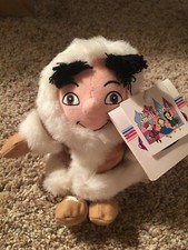 It's a Small World Alaska Boy Bean Bag Toy Plush Disney Store Alaskan Eskimo Tag