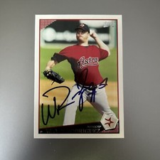 WANDY RODRIGUEZ 2009 TOPPS AUTOGRAPHED SIGNED AUTO BASEBALL CARD