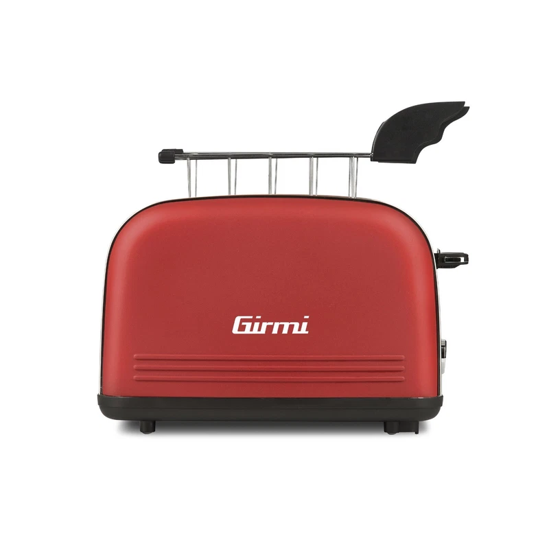 Tostapane Tostiera Tost Girmi TP57 Rosso Elettrico in Acciaio 800 W, fotografia 7 di 10