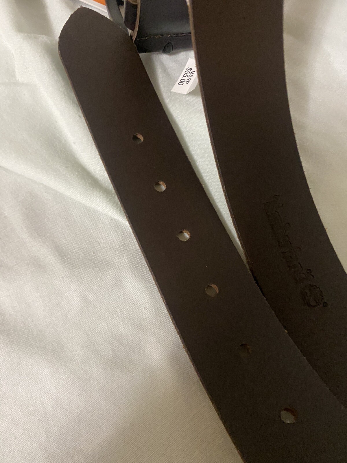 LEATHER BELT MENS made by Timberland Size XL. (42-44)-image