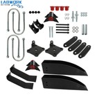 1955-1957 For Belair 150 210 Rear Leaf Spring Relocation Pocket Kit+Axle Seats