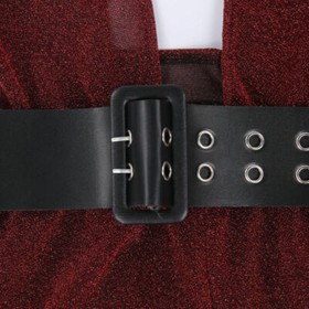 Women Sexy Glitter Dress Sleepwear Lingerie Nightwear Underwear Babydoll Red