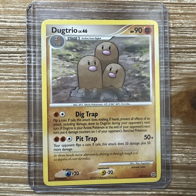 Dugtrio 24/132 Rare Diamond & Pearl: Secret Wonders 2007 Pokémon