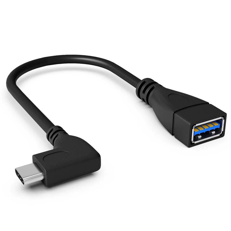 USB-C USB 3.1 zu USB A Winkel Adapter Typ C 3.0 OTG Handy  für  iPad Pro MacBook - Bild 2 von 4