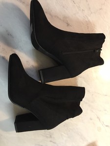 black 3 inch booties
