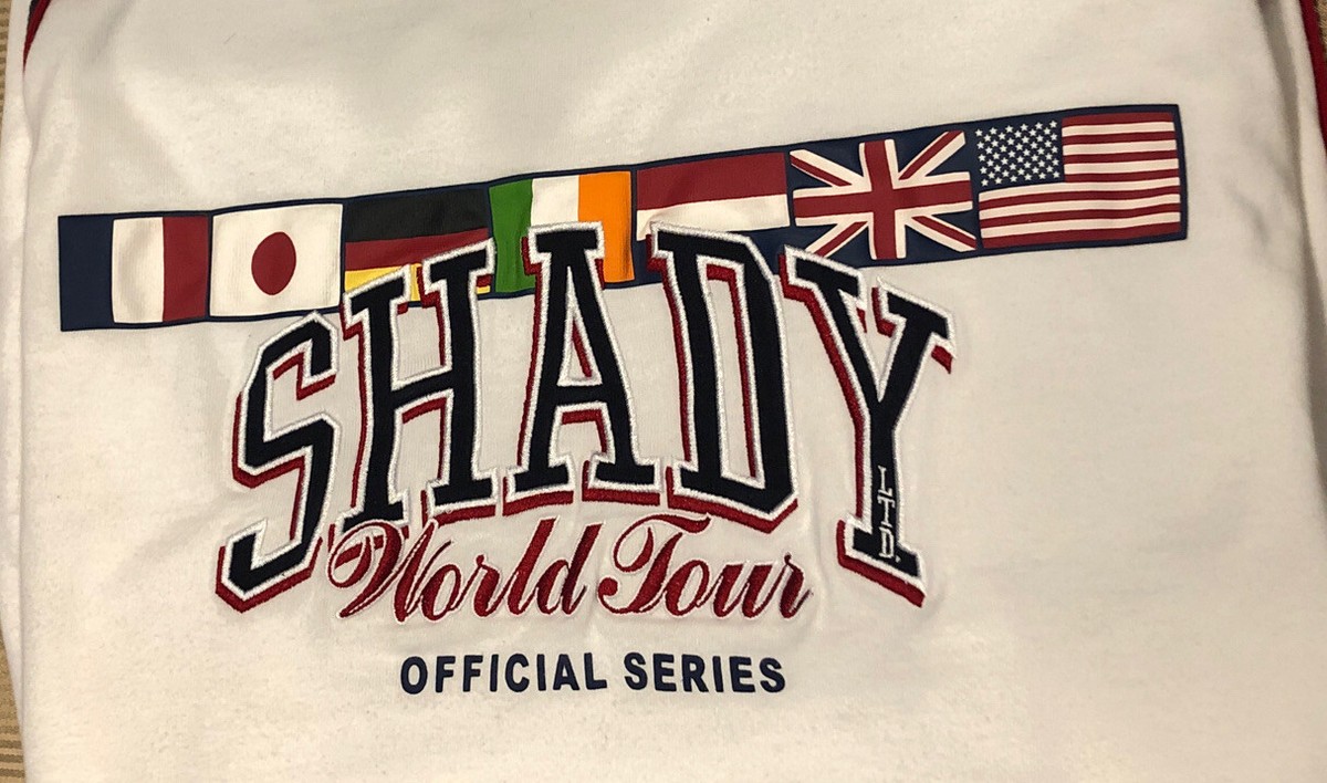 New Vintage Shady World Tour LTD Long Sleeve Eminem Rap Hip