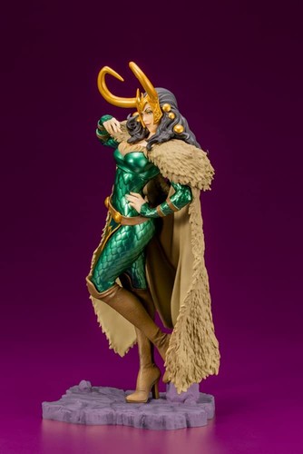 Kotobukiya Marvel Bishoujo Lady Loki Loki Laufeison 1/7 Figure PVC Japan - Picture 4 of 7