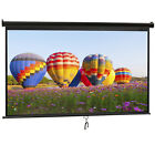 Projection Screen 100 inch Indoor Outdoor Projector Screen 16:9 Hd Home Theater