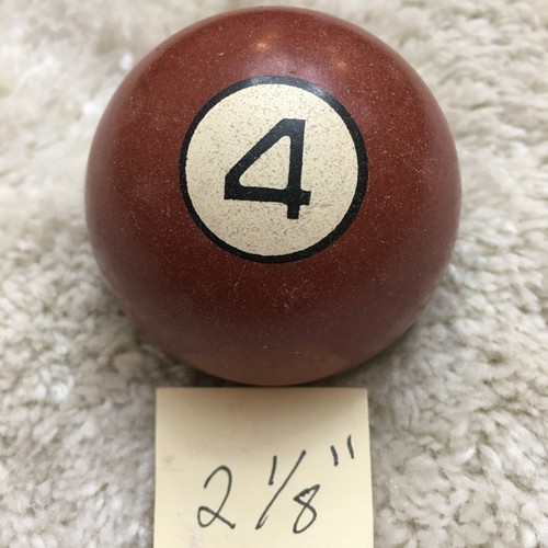 #4 Pool Ball. Antique, Vintage And Current Style Balls. Many To Choose From. - Picture 201 of 353