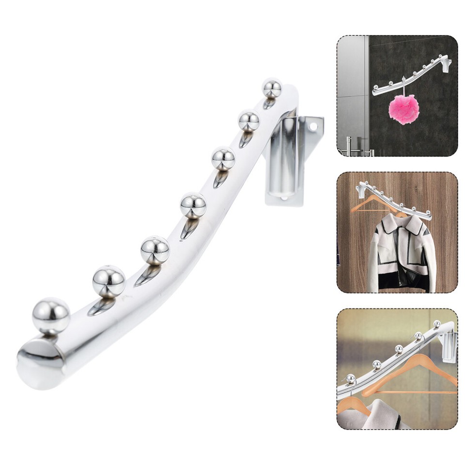 Hanger Hook Clothes Drying Mounted Clothing Hooks Foldable Hangers eBay