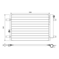 Kondensator Klimaanlage Valeo 818004 FüR VW Ford Seat Sharan Galaxy I Alhambra