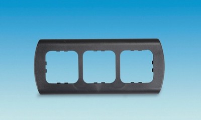C-Line - CBE schwarz 3 Wege Blende Surround Wohnwagen / Wohnmobil Elektro PO283