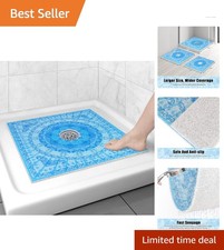 Quick-Drying 24 Inch Shower Mat - Anti-Slip Bath Mat for Ultimate Comfort