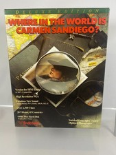 Vintage 1990 Where In the World Is Carmen Sandiego Computer Game for IBM/Tandy