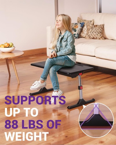NEARPOW Adjustable Laptop Desk for Bed XL Large Foldable Bed Table Stand #R015 - Afbeelding 5 van 5