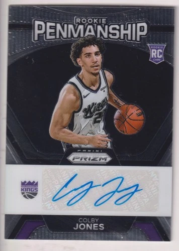 COLBY JONES 2023-24 PANINI PRIZM BASKETBALL AUTOGRAPH AUTO CARD #RP-COL