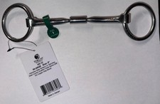 Mors Myler 3 Bague Lâche Port Bas Snaffle Bouche 5" - Acier Inoxydable - 1 Pièce Neuve