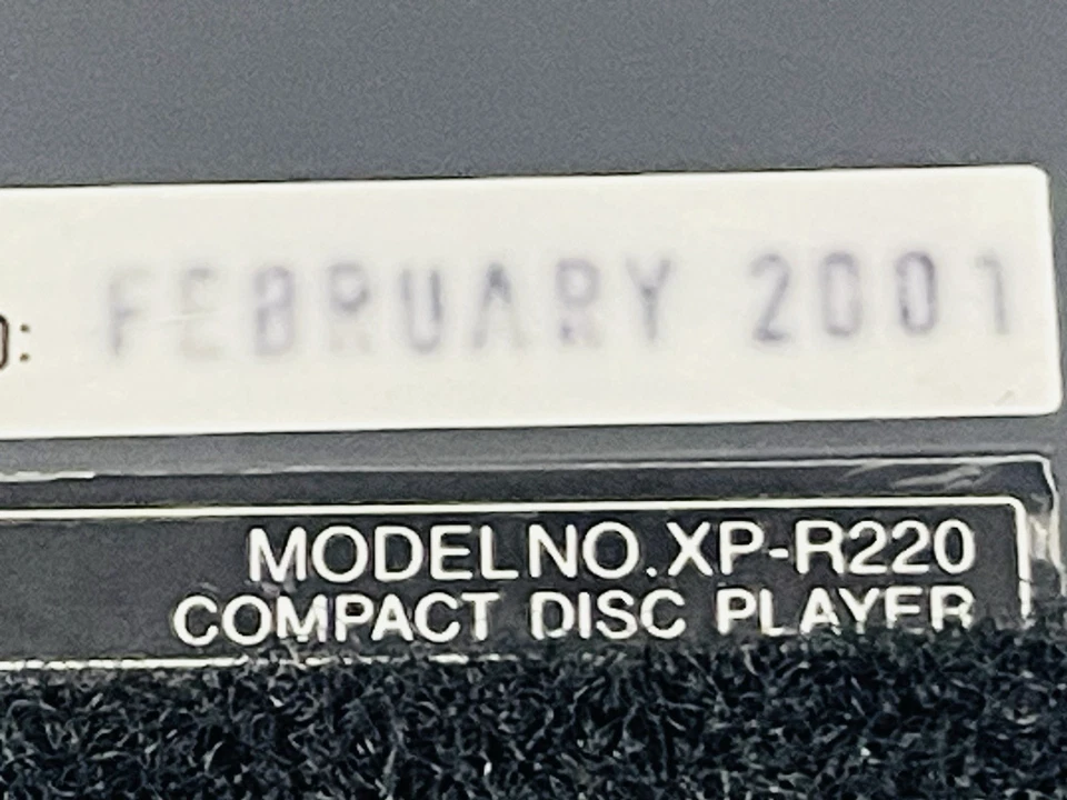 Vintage Aiwa EASS 3x CD Player Sintonizador AM/FM XP-R220 - TESTADO E FUNCIONA - Imagem 4 de 4