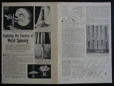 Metal Spinning Complete How-To INFO  Project PLANS