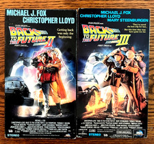 Back to the Future II III, VHS, MCA Universal, 1990 Lot of 2