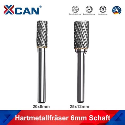 VHM Frässtift 3 mm Zylinderform Fräser mit Stirnverzahnung Fingerfräser *365K