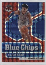 2020-21 Panini Mosaic Blue Chips Red Mosaic Prizm Killian Hayes #2 1b20