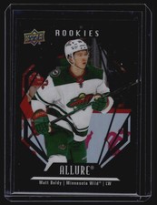 2022-23 Upper Deck Allure #114 Matt Boldy Black Rainbow