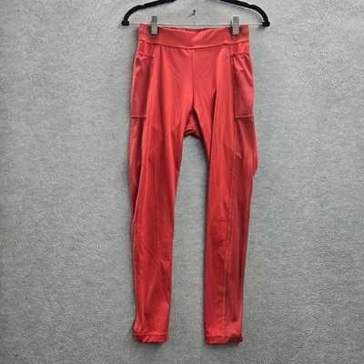 Gymshark Women Activewear Pants M Red Training Brandmark Legging