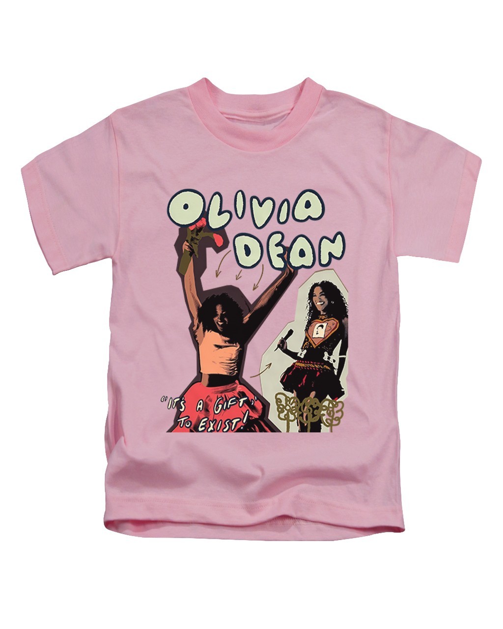 Camiseta para niños Bubble Text Olivia Dean divertida inspirada en la música