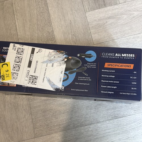 ThisWorx Car Vacuum Cleaner Portable, Lightweight - Brand New Battery hoover 12v - Picture 2 of 4