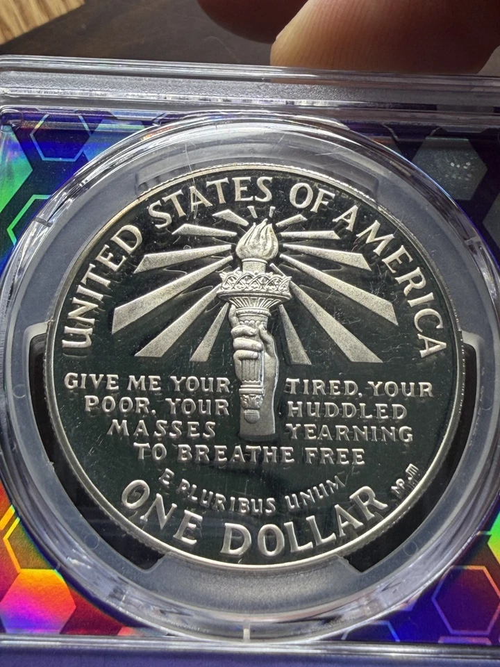 1986 S $1 Statue of Liberty Silver $1 Dollar PCGS PR70DCAM Coin Trader Bea - Image 4 of 4