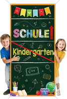 Einschulung Deko MäDchen Junge, Einschulung Banner Schulkind Schulanfang Deko, S