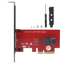 SFF-8643 To PCI-E 4X Adapter Card Converter And SAS HD 36Pin Female Connector