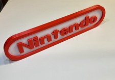 Large Nintendo Logo Video Game Wall Art Collectable Sign