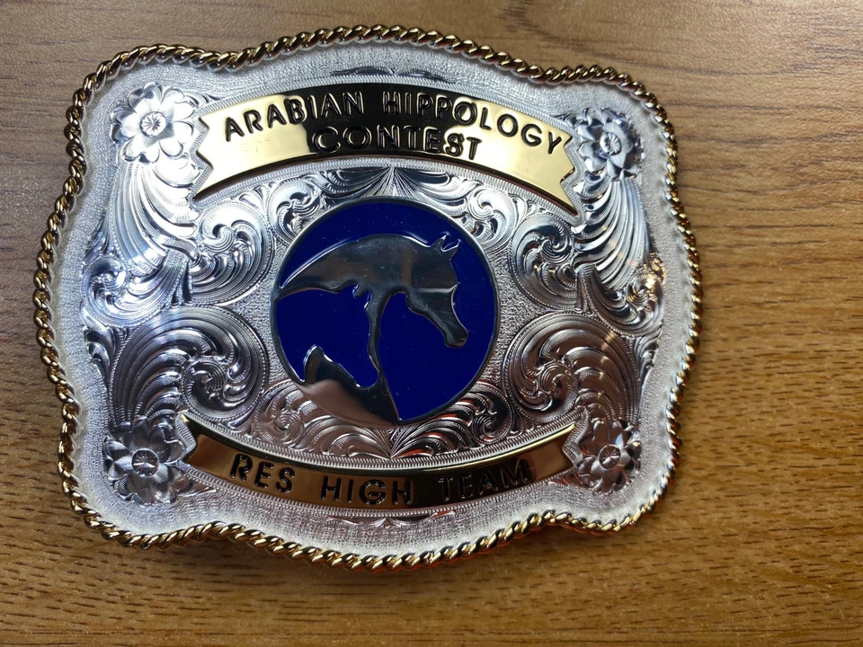 Arabian Hippology Contest RES High Team Belt Buckle - Image 2 of 4