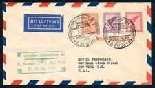 Germany - Catapault Mail, Bremen - SS Europa, NY, May 21, 1932