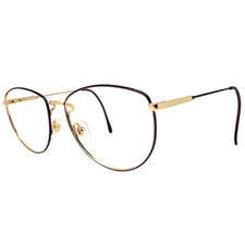 Liz Claiborne LC 10 PLM Plum GEP 52-18-140mm Eyeglasses FRAMES ONLY - VERY GOOD