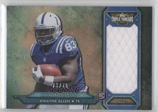 2012 Topps Triple Threads Rookie Jumbo Relic Sepia 73/75 Dwayne Allen 1p5