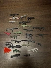 Lot 24 Vintage Figure GI Joe 1980s 90s Guns Weapons Parts Accessories