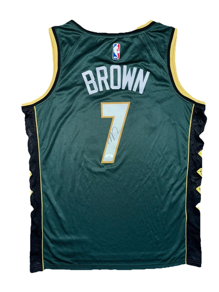 JAYLEN BROWN signed autographed BOSTON CELTICS Jersey FINALS MVP COA JSA CA74253 - Image 3 of 4