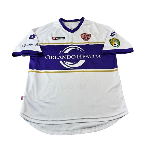Lotto Orlando City Sample Gen 1 Logo Rare Men’s Soccer Jersey Large 