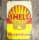Shell Gasoline 8 x 12 Vintage Style Novelty Metal Sign New!