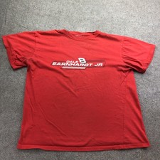 Dale Earnhardt Jr Shirt Mens Large Red NASCAR 8 Racing Short Sleeve Tee