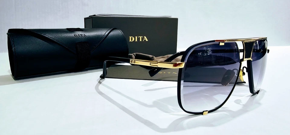 com etiquetas DITA Mach Five DRX 2087-A preto fosco ouro EDIÇÃO LIMITADA/CINZA Gradi - Imagem 4 de 4