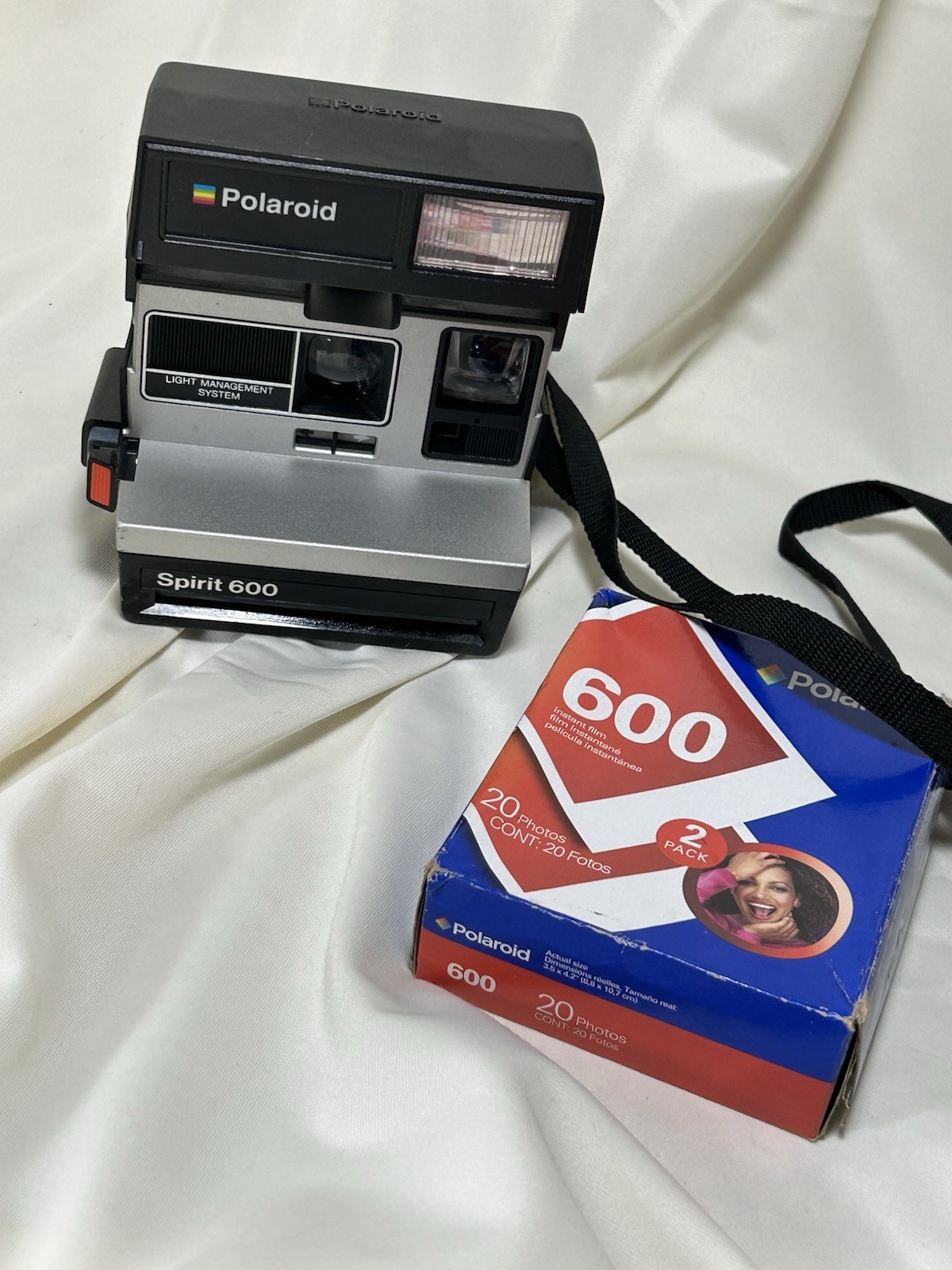 Vintage 1980’s Polaroid Spirit 600 Instant Film Camera With Film Untested