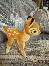 8  Very Rare Steiff Disney Bambi Deer. With Tags And ID Germany Doll