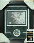 Jalen Hurts Signed Framed Photo Print JSA COA #1 Philadelphia Eagles SB LIX